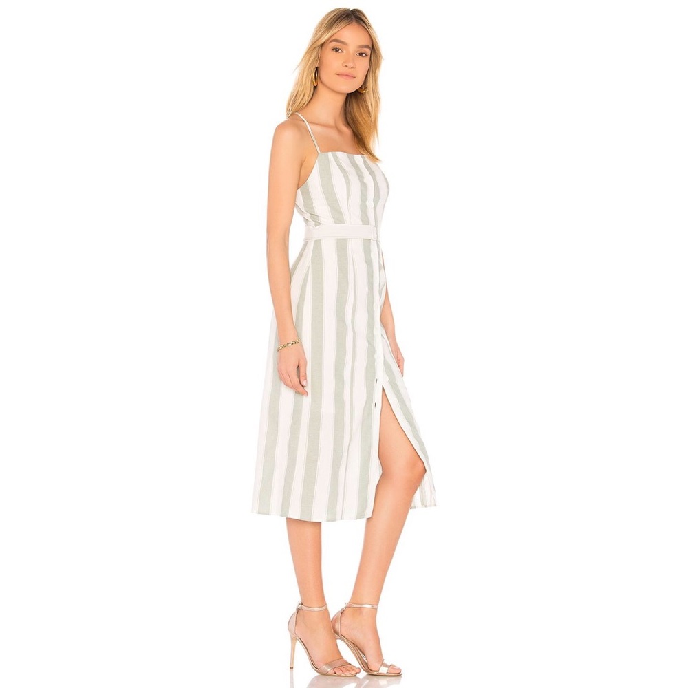 NEW The Fifth Label Poetic Stripe Midi Dress